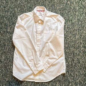 Boys white button down shirt
